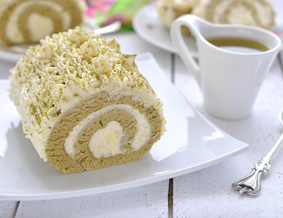 *** Pistachio Roulade Coffee *** wallpaper,roulade HD wallpaper,pistachio HD wallpaper,fresh HD wallpaper,food HD wallpaper,coffee HD wallpaper,3d & abstract HD wallpaper,2165x1673 wallpaper