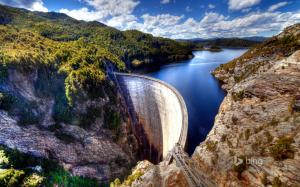 Gordon Dam Tasmania Australia HD wallpaper thumb