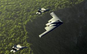 F-22 Raptor, Aircraft, Flying, Sky wallpaper thumb
