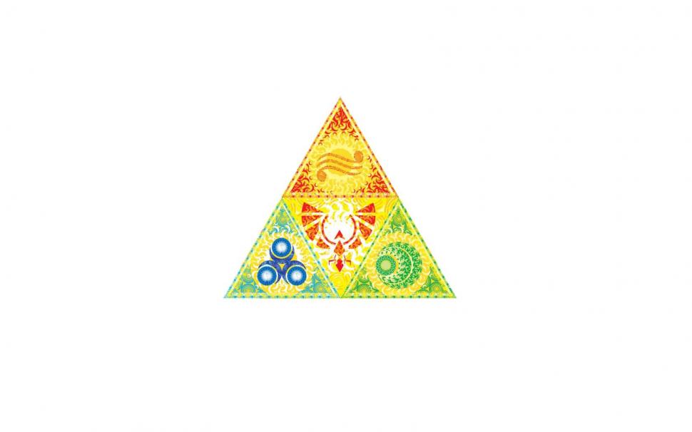 Triforce White Triangle Zelda Nintendo HD wallpaper,video games wallpaper,white wallpaper,nintendo wallpaper,zelda wallpaper,triangle wallpaper,triforce wallpaper,1680x1050 wallpaper