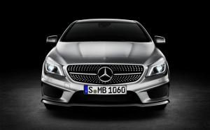 Mercedes-Benz CLA Class car front view wallpaper thumb