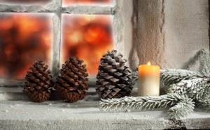 Holidays, Christmas, fir cone wallpaper thumb
