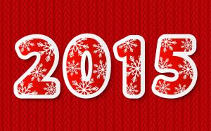 2015 Happy New Year, red style wallpaper thumb