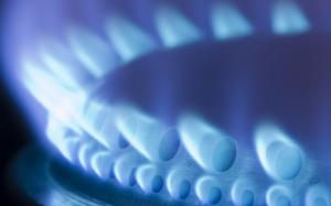 Natural gas, heating, fire flame close-up wallpaper thumb