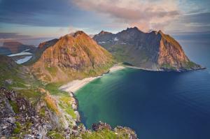 Norway, mountains, sea wallpaper thumb