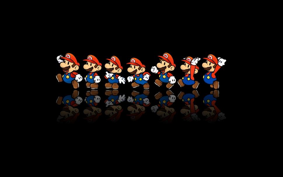 Mario, Black Background, Game Character wallpaper,mario wallpaper,black background wallpaper,game character wallpaper,1680x1050 wallpaper