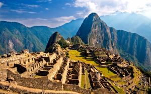 Machu Picchu Inca Ruins Mountains Jungle Landscape HD wallpaper thumb