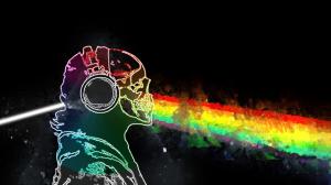 Skull and Bones, Rainbow, Prisma, Music, Pink Floyd wallpaper thumb