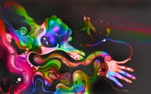 Colorful abstract paintings wallpaper thumb