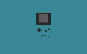 GameBoy, Minimalism, Simple Background wallpaper thumb