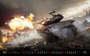 World of Tanks Tanks Calendar Firing T49 Games wallpaper thumb