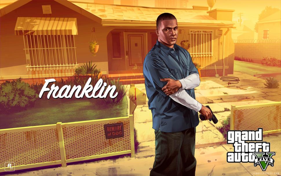 Franklin in GTA 5 wallpaper,franklin HD wallpaper,2880x1800 wallpaper