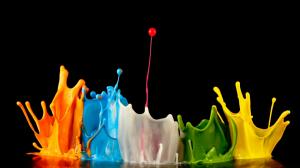 Water Explosion Colorful wallpaper thumb