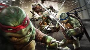 Cartoons, Ninja Turtles, Fighters, Weapons, Warriors wallpaper thumb