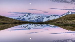 Reflection Landscape Lake HDR HD wallpaper thumb
