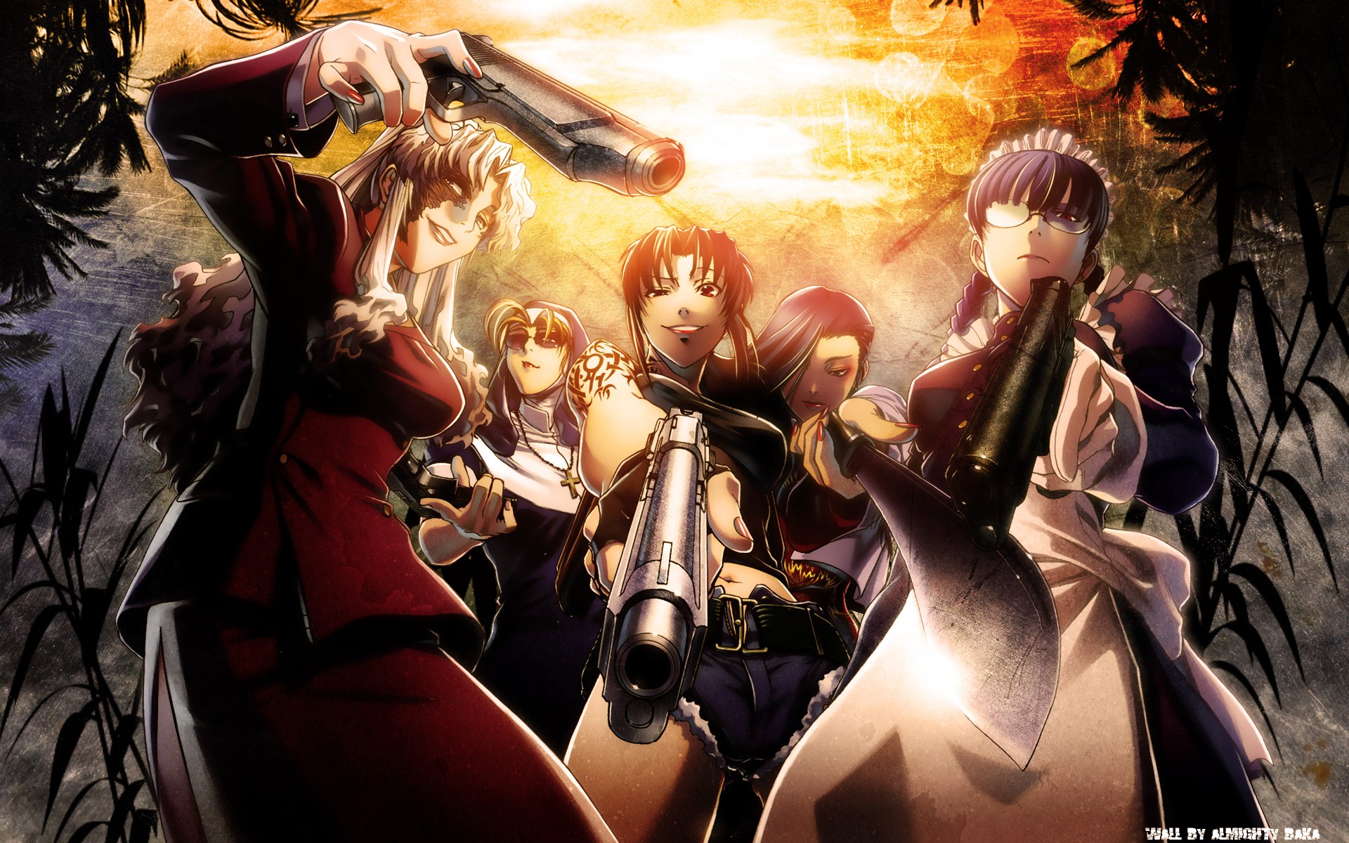 Download Wallpaper For 1920x1080 Resolution Black Lagoon Revy 