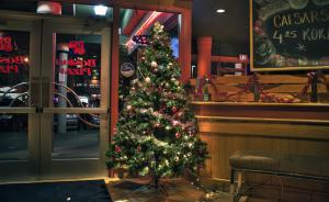 tree, holiday, christmas, cafe wallpaper thumb