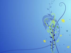 Blue Flower Abstract wallpaper thumb