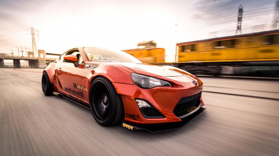 Scion Frs, Red Car, Cool, Famous Brand, Speed wallpaper,scion frs HD wallpaper,red car HD wallpaper,cool HD wallpaper,famous brand HD wallpaper,speed HD wallpaper,1920x1080 wallpaper