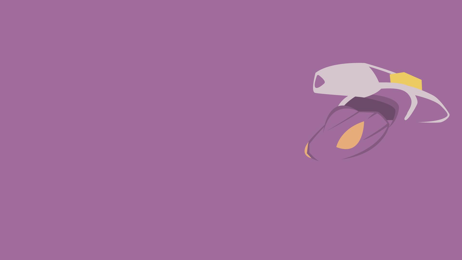 Minimalist, purple pc HD wallpaper