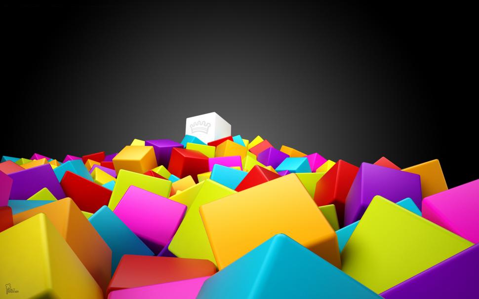3D Colorful Squares HD wallpaper,abstract HD wallpaper,3d HD wallpaper,colorful HD wallpaper,squares HD wallpaper,1920x1200 wallpaper