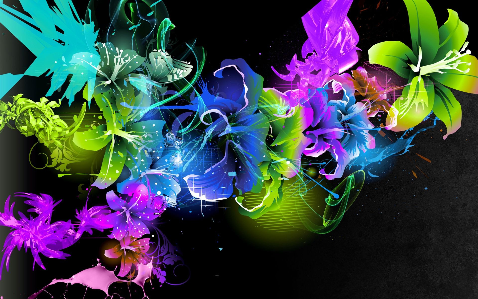 3D Flower Abstract Desktop HD wallpaper | 3d and abstract | Wallpaper Better