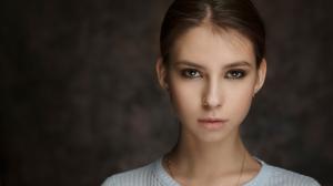 Elena Aksenova, Woman, Face, Piercing, Brunette wallpaper thumb