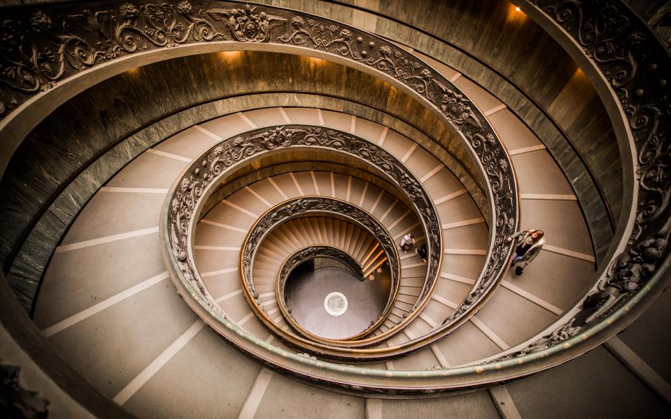 Spiral Stairs Staircase HD wallpaper,architecture HD wallpaper,stairs HD wallpaper,spiral HD wallpaper,staircase HD wallpaper,2560x1600 wallpaper