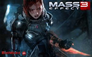 Female Shepard in Mass Effect 3 wallpaper thumb