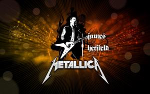 James Hetfield Metallica Poster wallpaper thumb