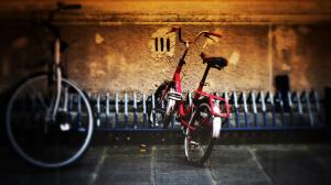 Vintage Red Bike wallpaper thumb