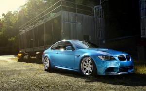 BMW M3 E92 Atlantic Blue Car Tuning wallpaper thumb