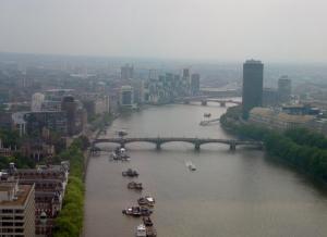 River View From London Eye wallpaper thumb