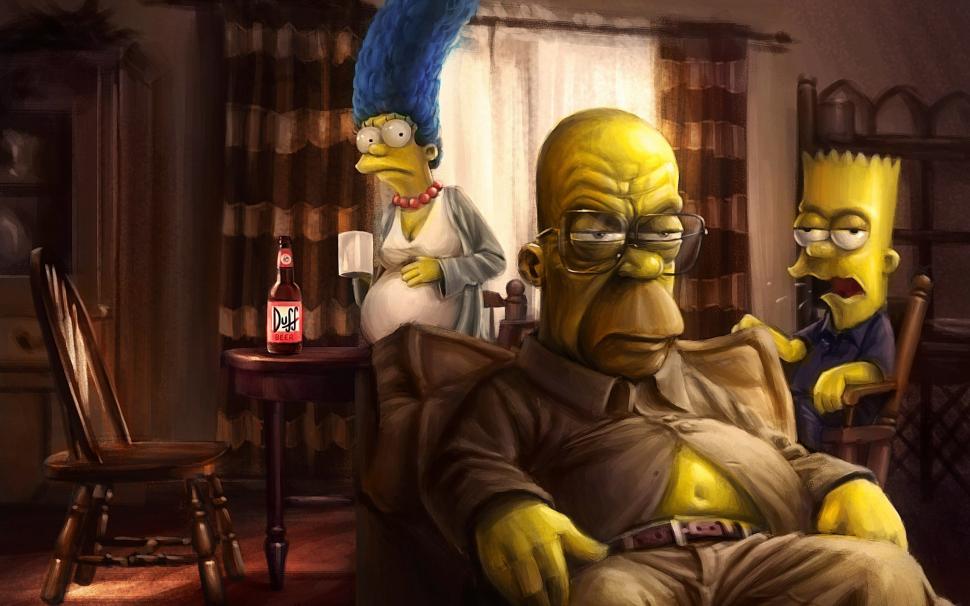 The Simpsons Breaking Bad wallpaper,the simpsons HD wallpaper,homer HD wallpaper,marge HD wallpaper,bart HD wallpaper,2560x1600 wallpaper