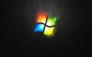 Dark Windows Logo wallpaper thumb