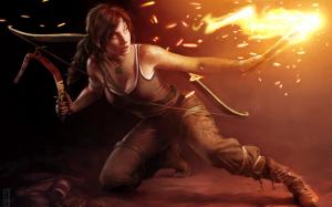 Lara Croft Tomb Raider 2012 wallpaper thumb