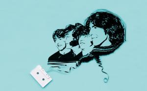 The Beatles Portraits wallpaper thumb