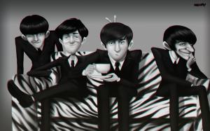 Illustration, The Beatles, Band wallpaper thumb