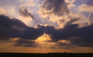 Clouds Sunlight Religion Rapture Sky Sunrise Sunset Desktop Backgrounds wallpaper thumb