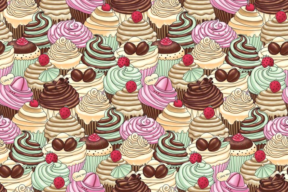 Cupcakes, texture, background, art wallpaper,cupcakes HD wallpaper,texture HD wallpaper,background HD wallpaper,1920x1280 wallpaper