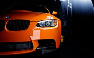 BMW M3 Orange HD wallpaper thumb