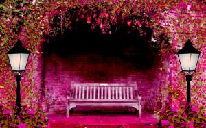 Pink Spring Garden wallpaper thumb