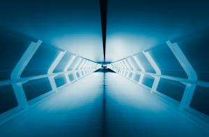 Light in tunnel abstract wallpaper thumb