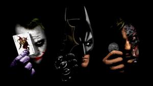 Joker Black Batman Two Face The Dark Knight HD wallpaper thumb