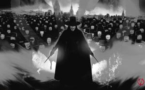 V for Vendetta V Anonymous HD wallpaper thumb
