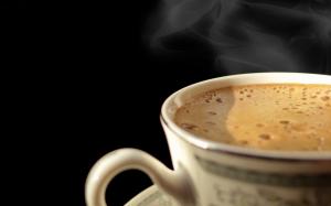 Cup Hot Coffee Wide wallpaper thumb