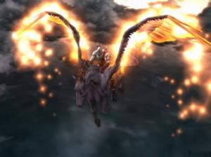 burning pegasus dark fantasy fire game Pegasus HD wallpaper thumb