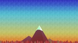 Polygon Art Abstract Mountains HD wallpaper thumb