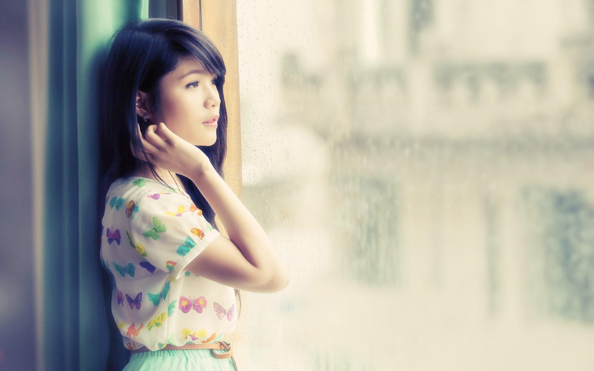 Girl Looking Out The Window Wallpaper Girls Wallpaper Better Images, Photos, Reviews