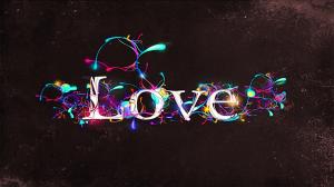 love, lettering, designs, glow wallpaper thumb